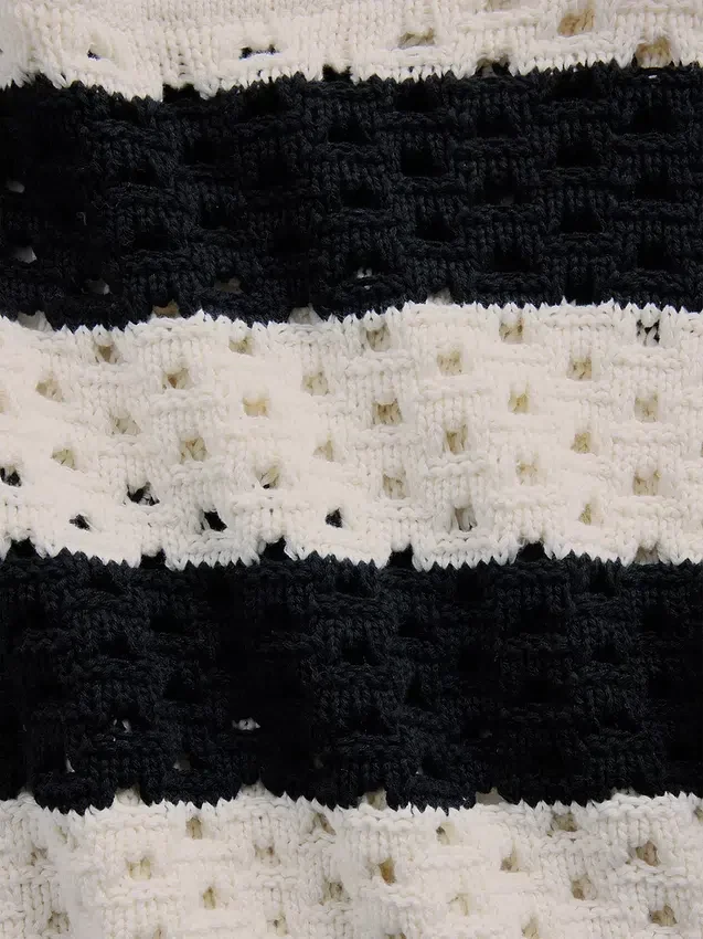 Pullover aus 100 % Baumwolle mit Bootshalsausschnitt