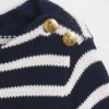 Pullover aus 100 % Baumwolle mit lockerem U-Boot-Ausschnitt