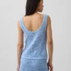 Pullover aus 100 % Baumwolle mit Pointelle-Strick