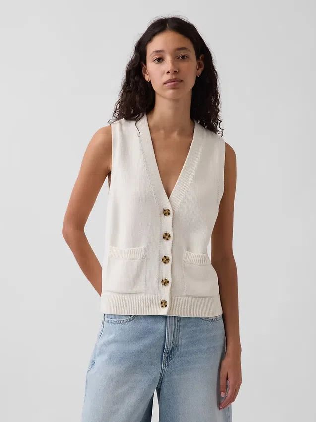 Pullover aus 100 % Baumwolle mit Taschen