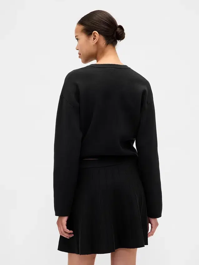 Pullover aus Baumwollmischung mit Taschen