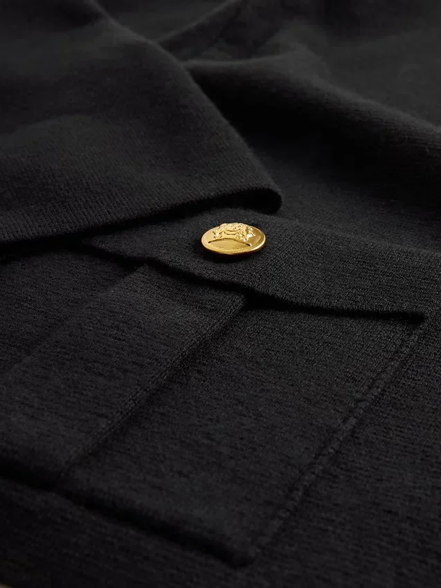 Pullover aus Baumwollmischung mit Taschen