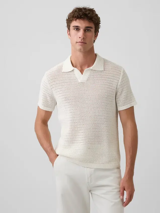 Pullover aus Mesh