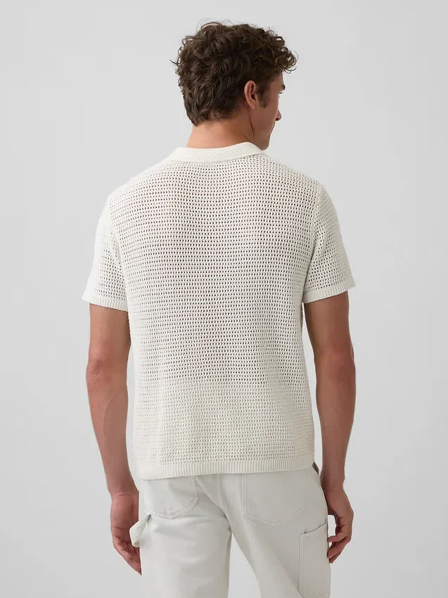 Pullover aus Mesh