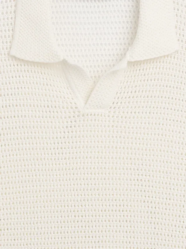 Pullover aus Mesh
