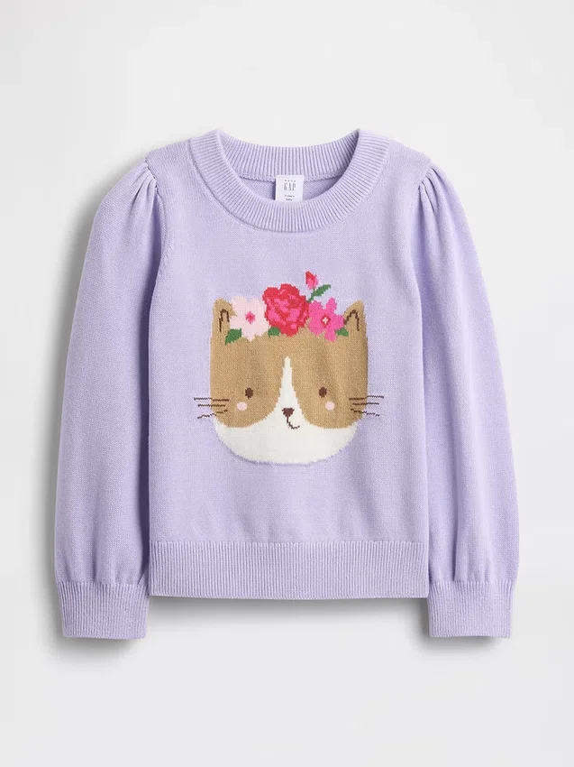 Pullover mit Puffärmeln für Baby & Kleinkind