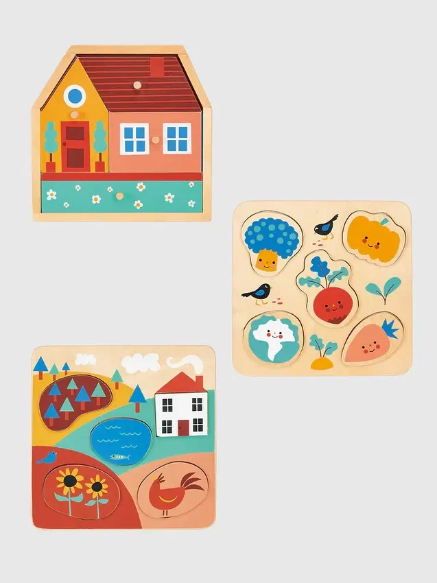 Puzzle-Set zur Formerkennung für Kleinkinder