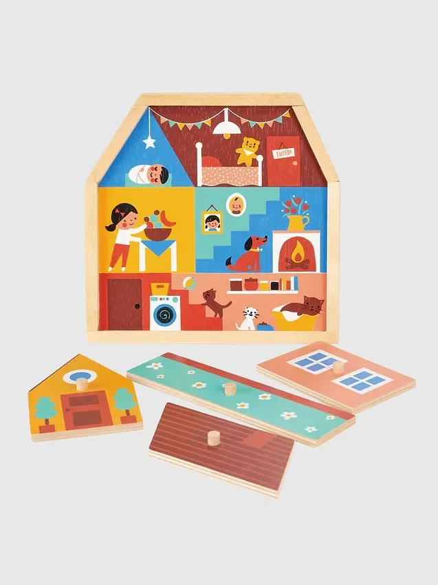 Puzzle-Set zur Formerkennung für Kleinkinder