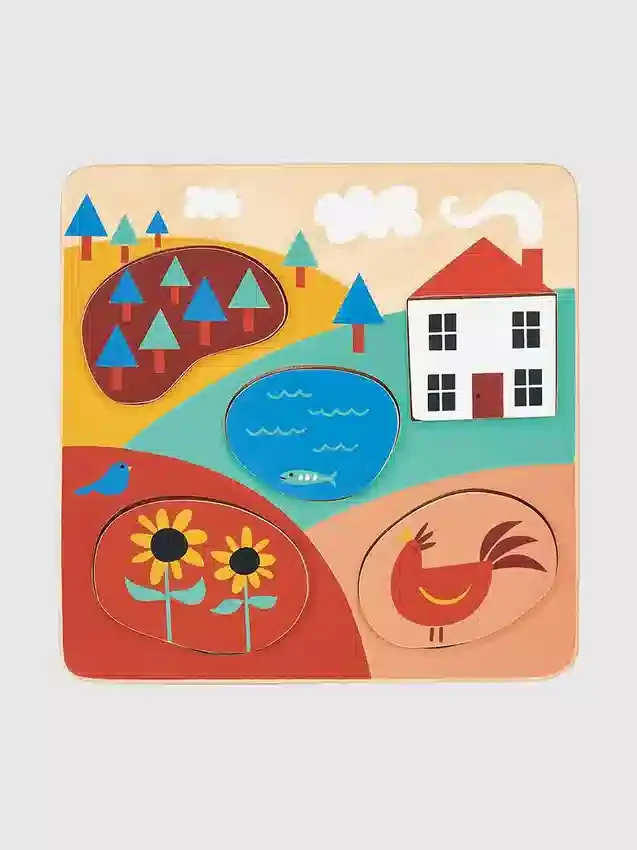 Puzzle-Set zur Formerkennung für Kleinkinder