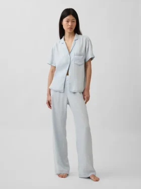 Pyjama-Hose aus Popeline