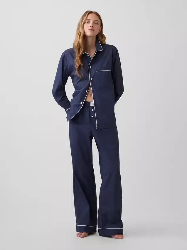 Pyjama-Hose aus Popeline