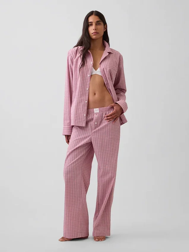 Pyjama-Hose aus Popeline