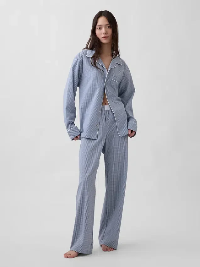 Pyjama-Hose aus Popeline