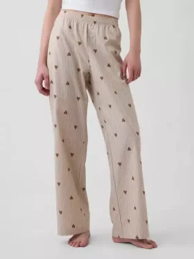Pyjama-Hose aus Popeline