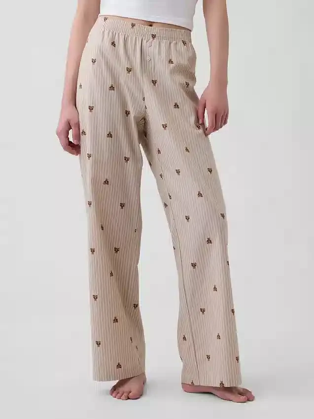 Pyjama-Hose aus Popeline
