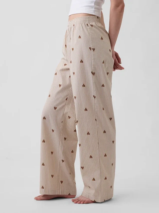 Pyjama-Hose aus Popeline