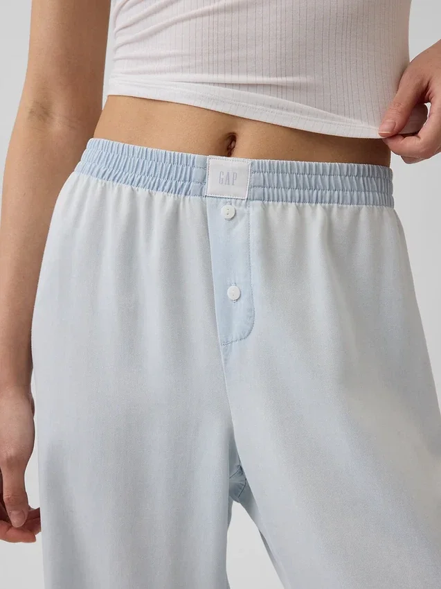 Pyjama-Hose aus Popeline