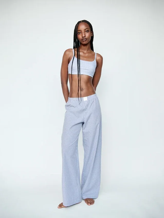 Pyjama-Hose aus Popeline