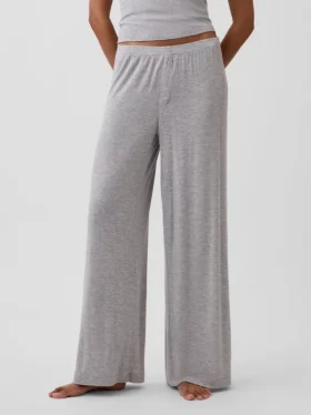 Pyjama-Hose aus superweichem Modal-Rippstrick