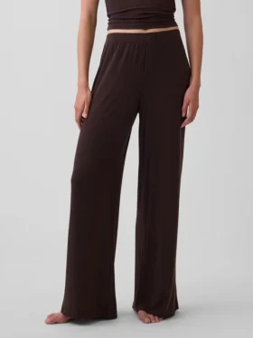 Pyjama-Hose aus superweichem Modal-Rippstrick