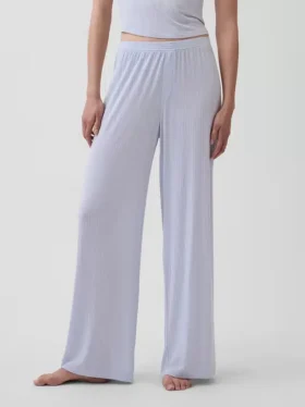 Pyjama-Hose aus superweichem Modal-Rippstrick