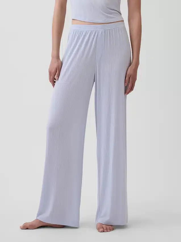 Pyjama-Hose aus superweichem Modal-Rippstrick