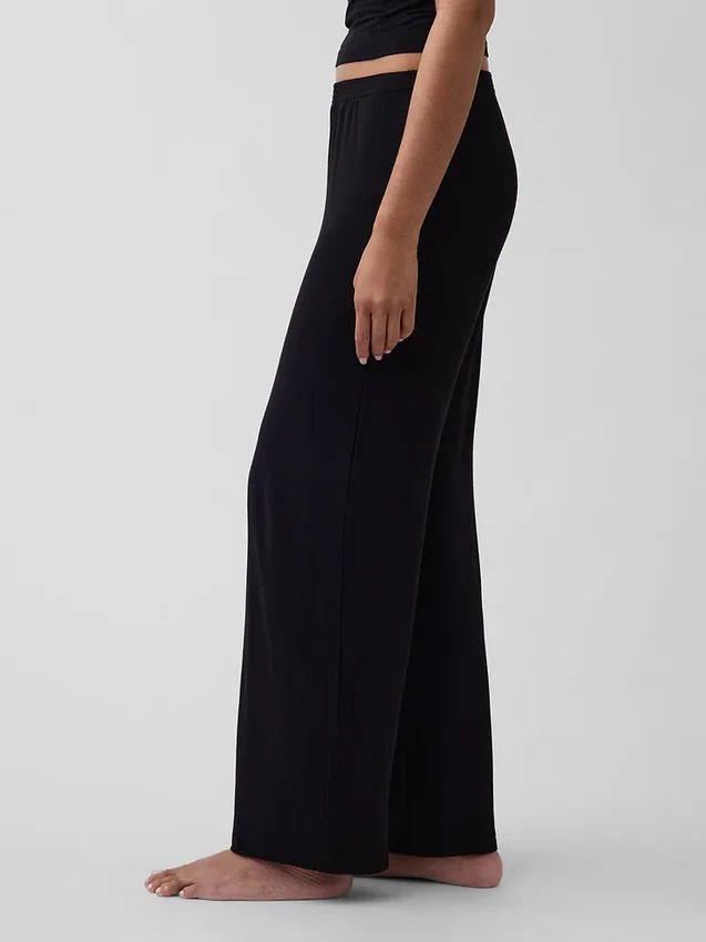 Pyjama-Hose aus superweichem Modal-Rippstrick