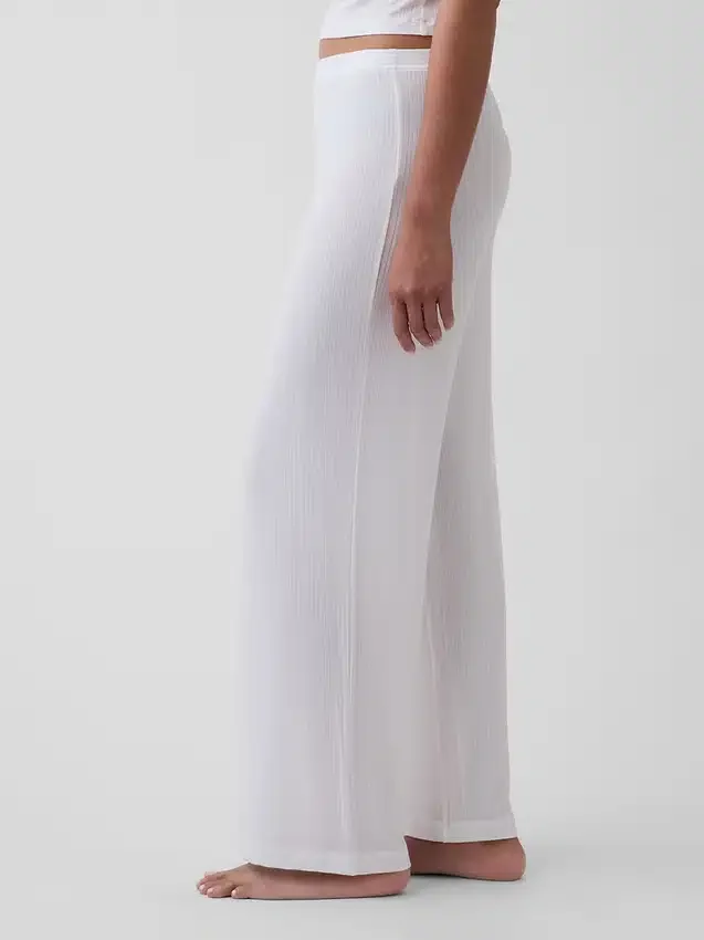Pyjama-Hose aus superweichem Modal-Rippstrick