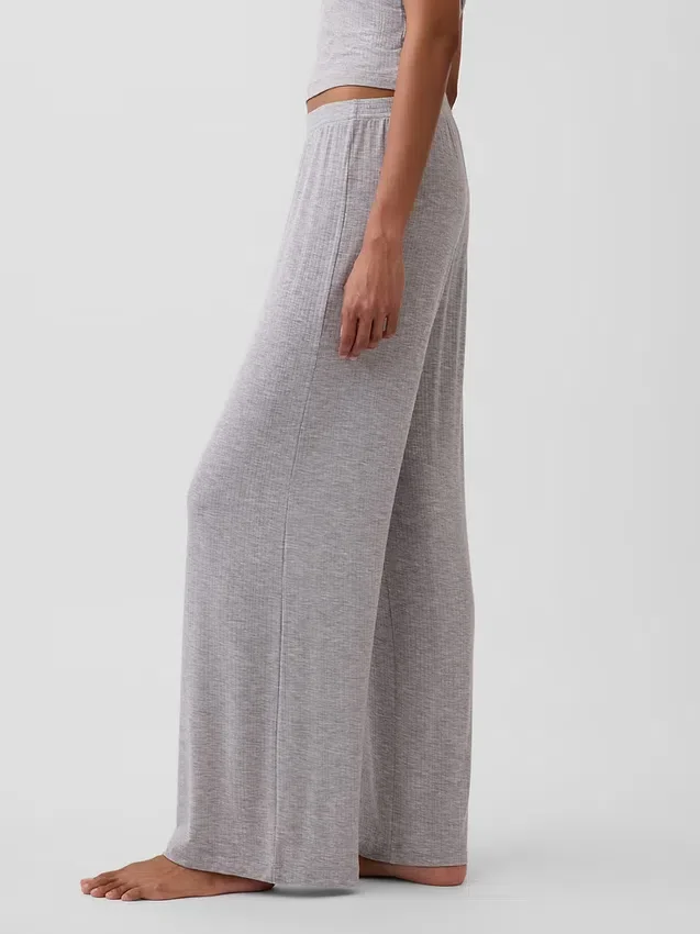 Pyjama-Hose aus superweichem Modal-Rippstrick
