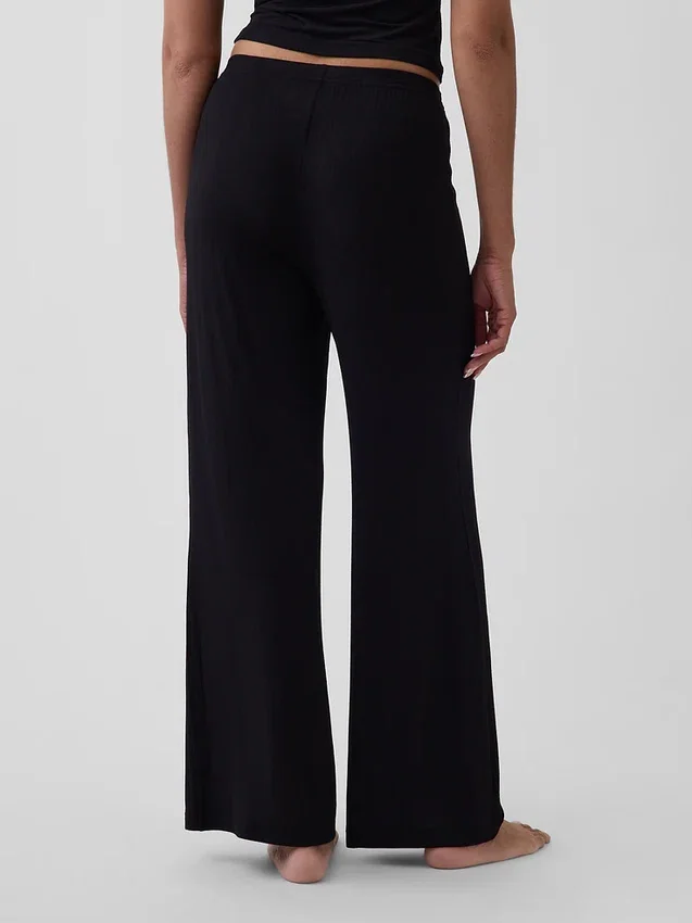 Pyjama-Hose aus superweichem Modal-Rippstrick