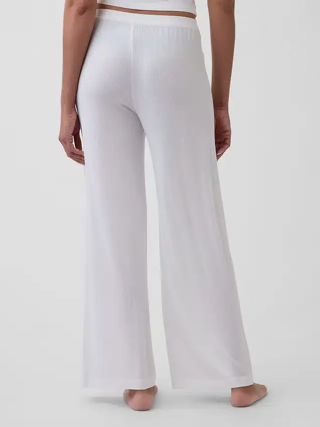 Pyjama-Hose aus superweichem Modal-Rippstrick