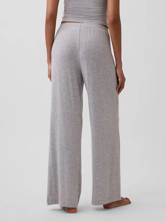 Pyjama-Hose aus superweichem Modal-Rippstrick