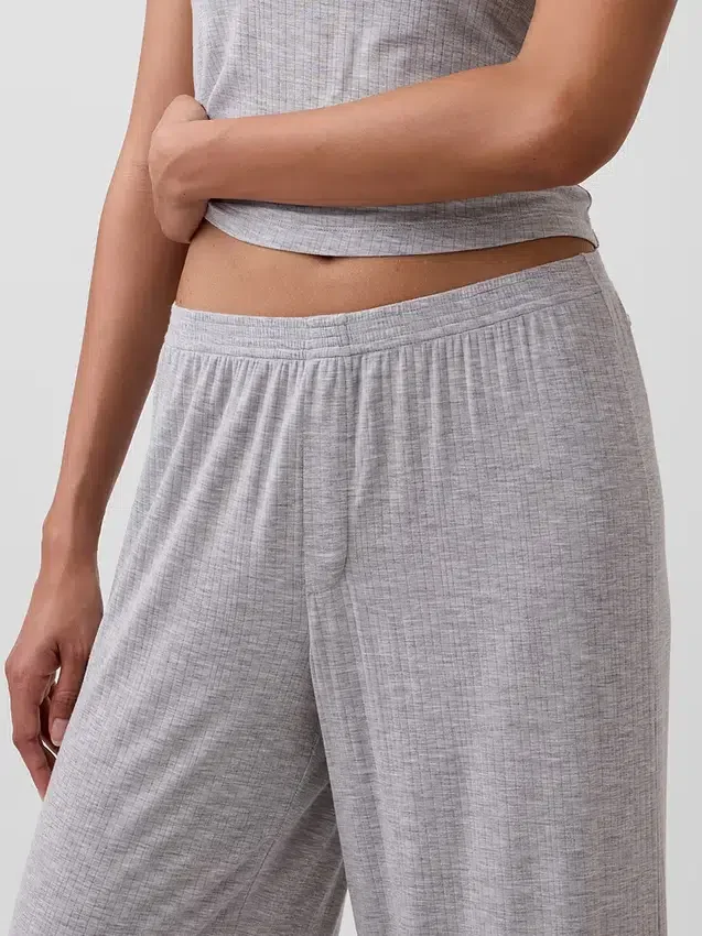Pyjama-Hose aus superweichem Modal-Rippstrick