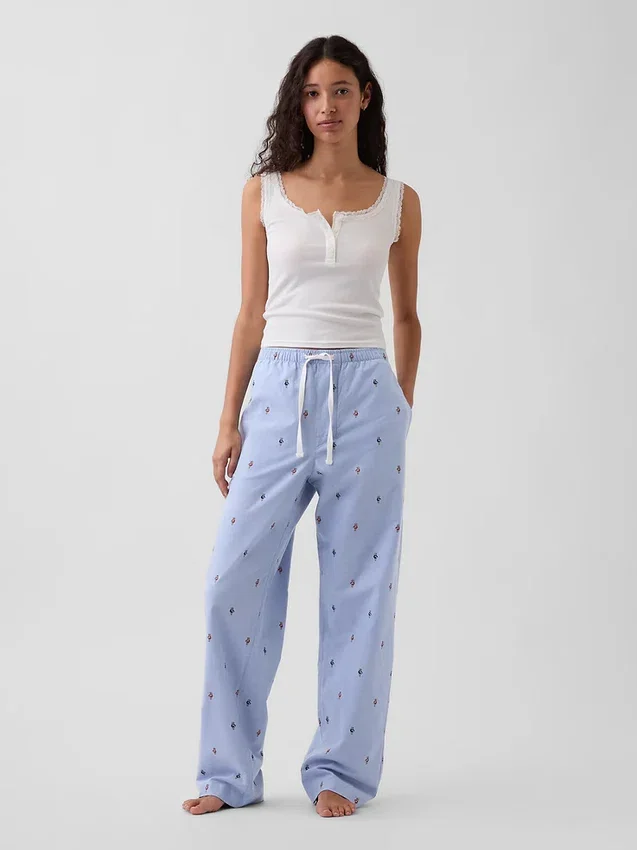 Pyjama-Hose in lockerer Passform