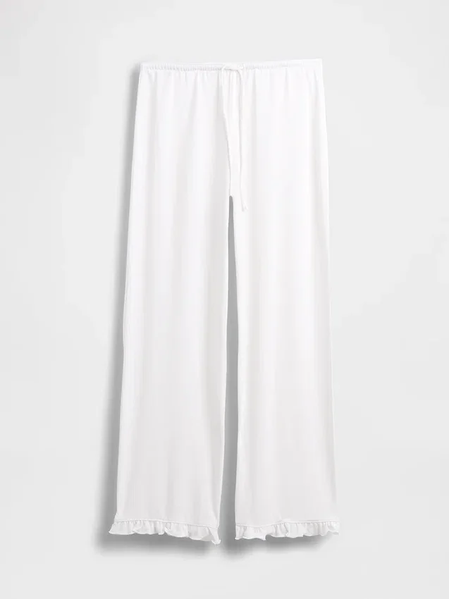 Pyjama-Hose mit Rüschen