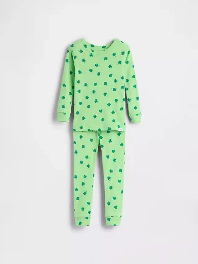 Pyjama-Set aus gebürsteter Bio-Baumwolle für Baby & Kleinkind