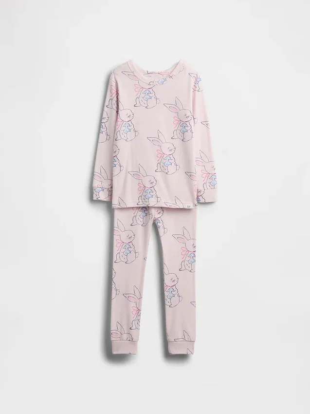 Pyjama-Set aus gebürsteter Bio-Baumwolle für Baby & Kleinkind