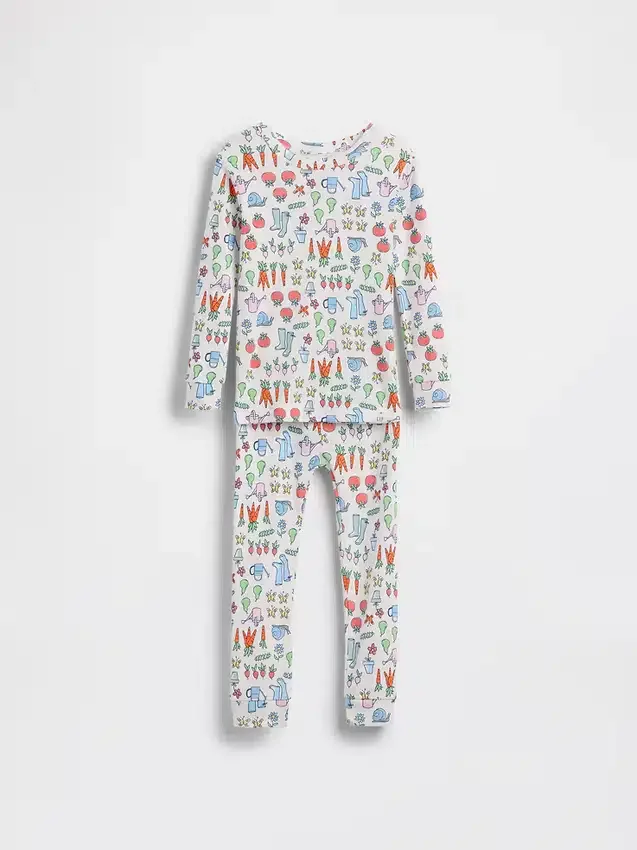 Pyjama-Set aus gebürsteter Bio-Baumwolle für Baby & Kleinkind