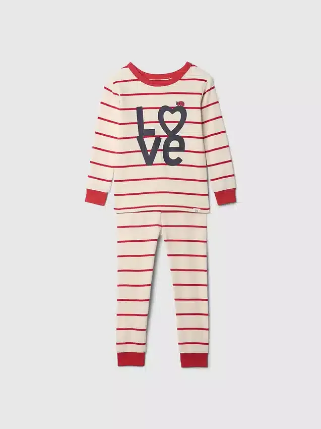 Pyjama-Set aus gebürsteter Bio-Baumwolle für Baby & Kleinkind