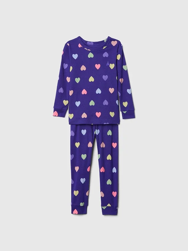 Pyjama-Set aus gebürsteter Bio-Baumwolle für Baby & Kleinkind