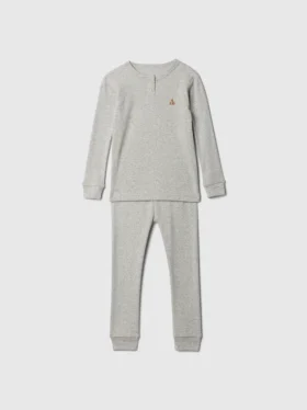 Pyjama-Set aus gebürsteter Bio-Baumwolle für Baby & Kleinkind