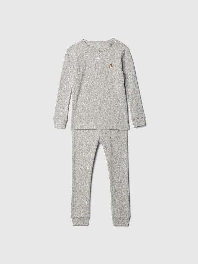 Pyjama-Set aus gebürsteter Bio-Baumwolle für Baby & Kleinkind