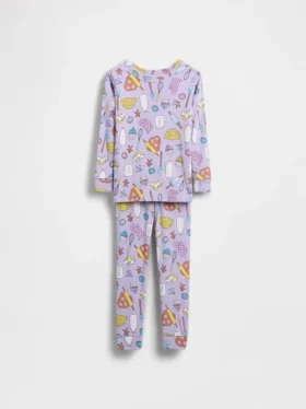 Pyjama-Set aus gebürsteter Bio-Baumwolle für Baby & Kleinkind