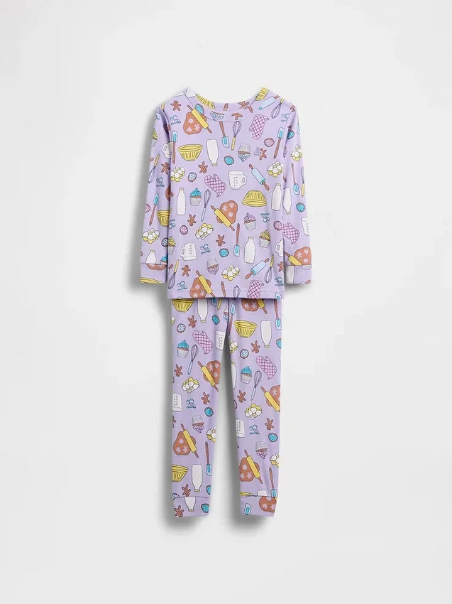 Pyjama-Set aus gebürsteter Bio-Baumwolle für Baby & Kleinkind