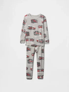 Pyjama-Set aus gebürsteter Bio-Baumwolle für Baby & Kleinkind