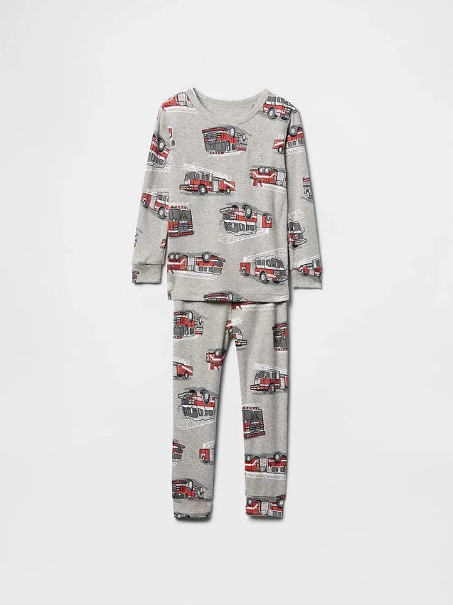 Pyjama-Set aus gebürsteter Bio-Baumwolle für Baby & Kleinkind
