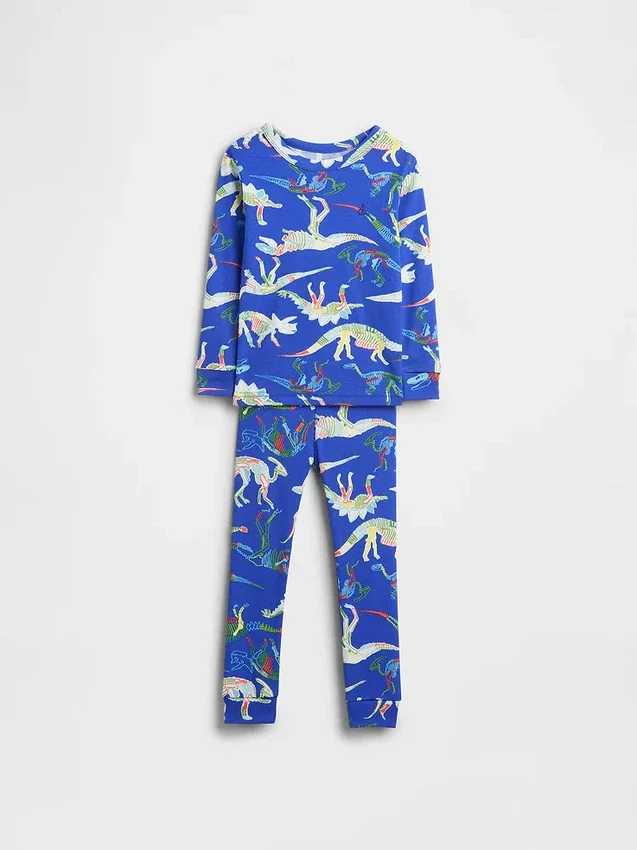 Pyjama-Set aus gebürsteter Bio-Baumwolle für Baby & Kleinkind