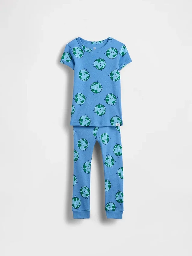 Pyjama-Set aus gebürsteter Bio-Baumwolle für Baby & Kleinkind