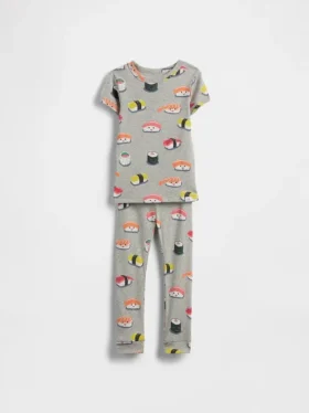 Pyjama-Set aus gebürsteter Bio-Baumwolle für Baby & Kleinkind