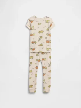 Pyjama-Set aus gebürsteter Bio-Baumwolle für Baby & Kleinkind